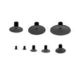 ESD-Safe Black Buna-N Vacuum Cup Kit, 8 Pieces, Sizes 3/32 to 3/4" redirect to product page