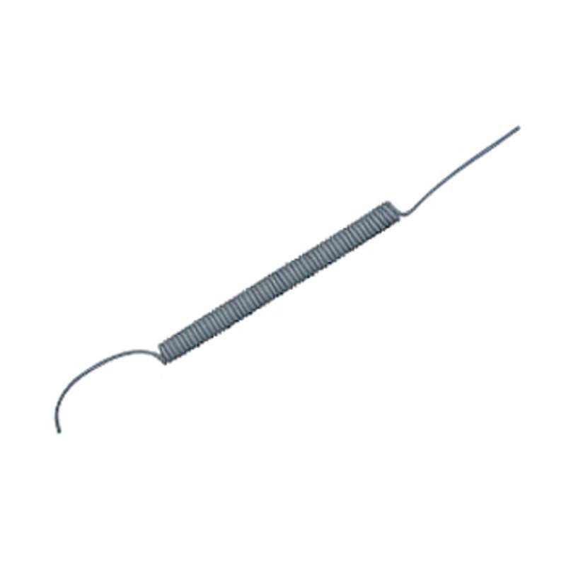 Dissipative Polyurethane Coiled Vacuum Hose, 1/16" ID (1/8" OD) x 6' Long