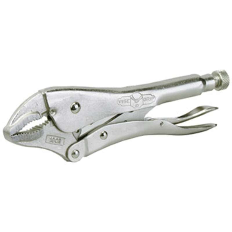 Locking Plier Curved Jaw 10"L