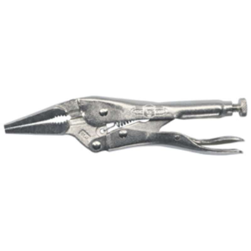 Locking Plier Long Nose 4", with Wire Cutter