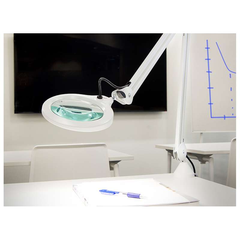 LFM LED, 45 inch Flexible Spring-Balancing Arm, 3-D Lens & Clamp