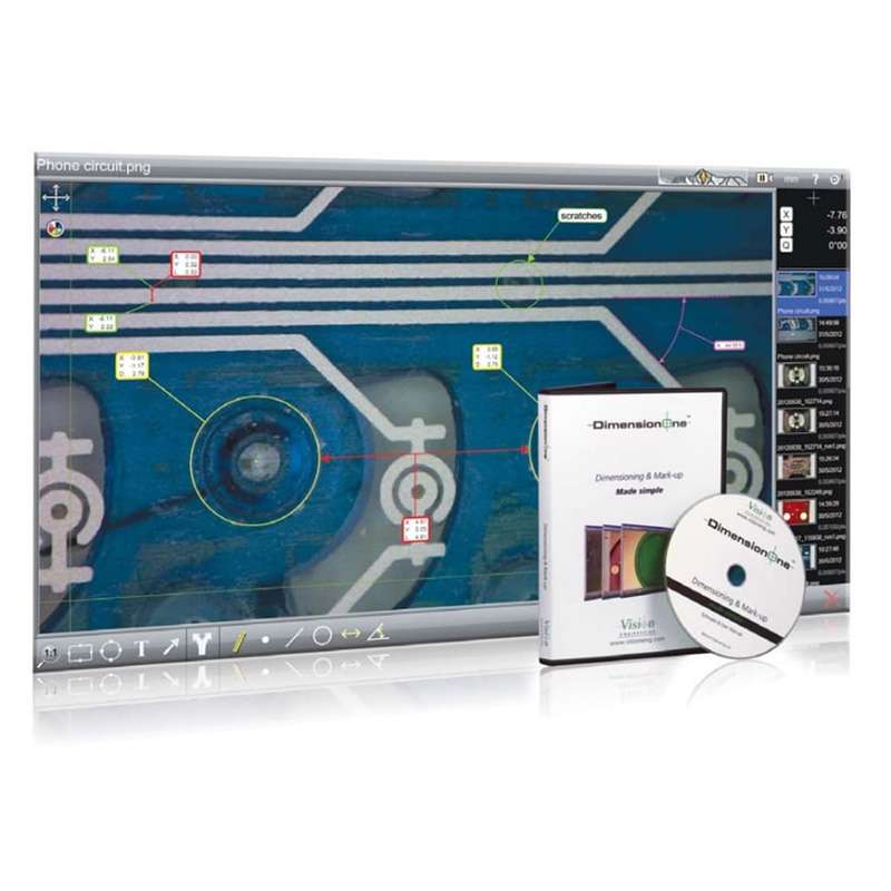 Dimension One: Image Capture, Annotation, On-Screen Measurement Software, Mantis PIXO Only