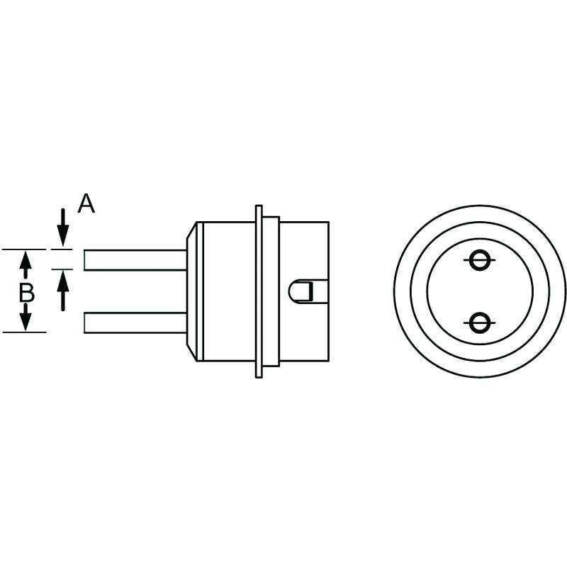 DR05 Round Dual Nozzle 2mm w/o Vacuum for HAP2 and HAP3 Hot Air Irons