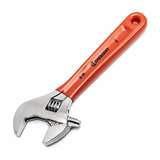 Adjustable Wrench with Cushion Grip, 6in Over-All-Length, Chrome Finish redirect to product page