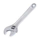 Adjustable Wrench with Cushion Grip, 8in Over-All-Length, 1-1/8in Jaw, Chrome Finish redirect to product page