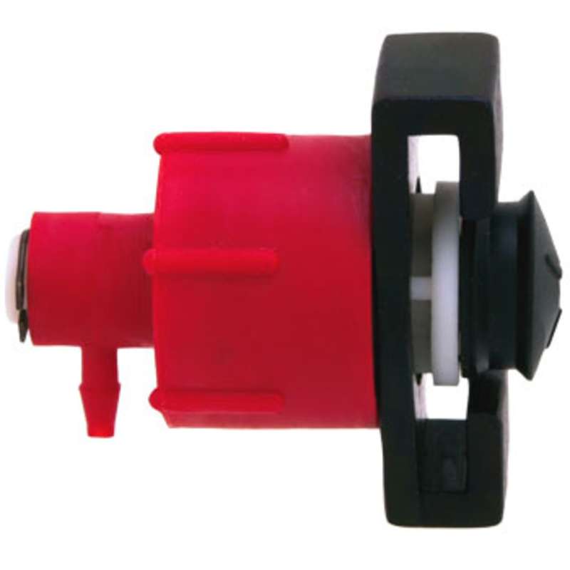 Adapter Head Only, Metal, No Air Line, Accommodates 3/32" Line, 10CC Capacity