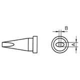 LTA Chisel Solder Tip for WSP80 Iron, .063" x .028" redirect to product page