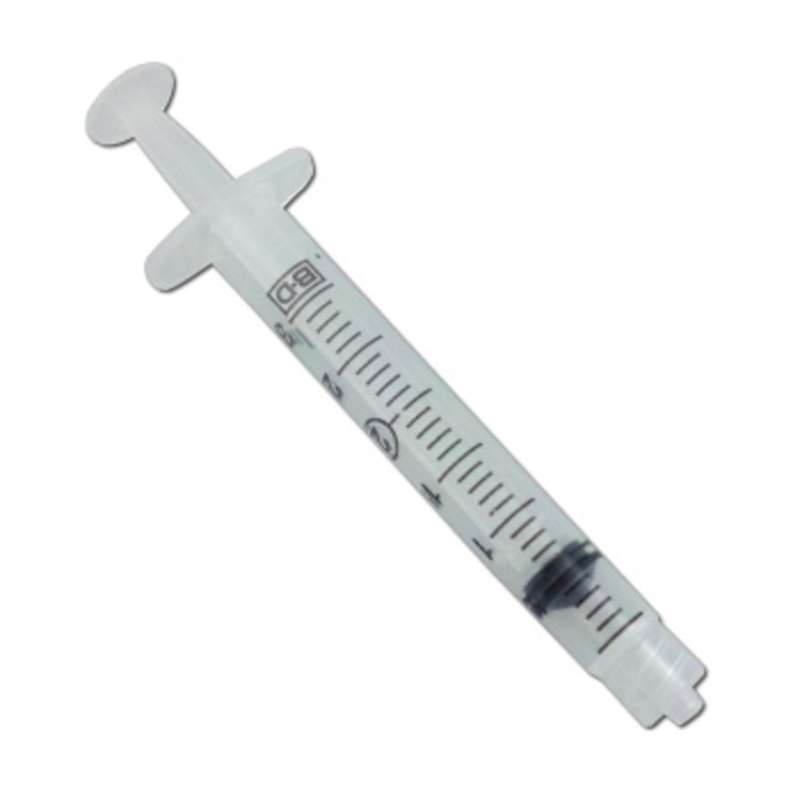 Manual Operated Luer Lok Assembled Calibrated Syringe, 3CC Capacity, 20 Pack