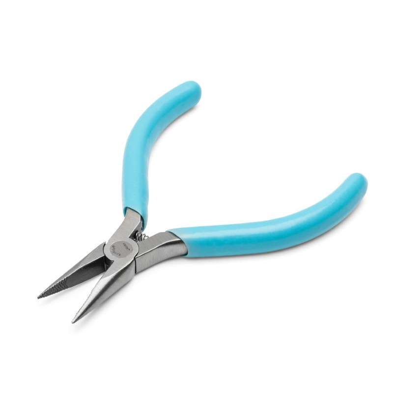 ESD Cushion Grip Midget Needle Nose Plier with Serrated Jaw, 4"