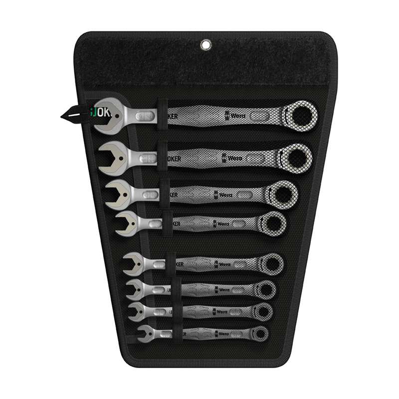 Joker® Ratcheting Combination SAE Wrench Set with Roll Up Pouch, 8 Pieces