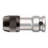 Chuck Style Bit Holder Adapter for 1/4" Female Square Drive, 1/4 x 1-3/8" Long redirect to product page