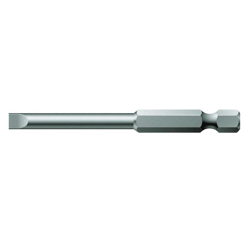 800/4 Z Series Slotted Head Power Bit for 1/4" Hex Drive, 4.0mm x 2" Long