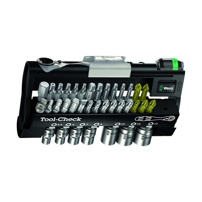 Micro Series 1/4" Drive Bit Ratchet Set with Bit Holder, Metric Sockets and Case, 38 Pieces