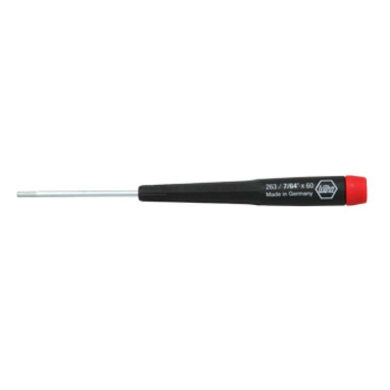 Screwdriver Precision Hex, 7/64 x 6-3/4"