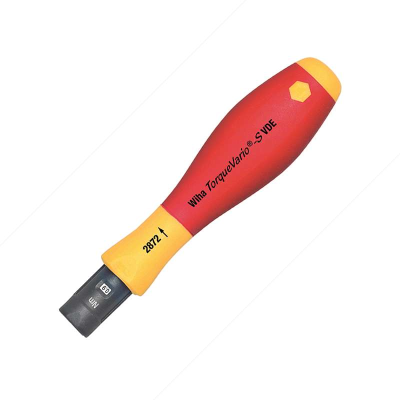 SlimLine Insulated Screwdriver Blade Holder 5 -17 in/lb with SoftFinish Adjustable Torque Handle