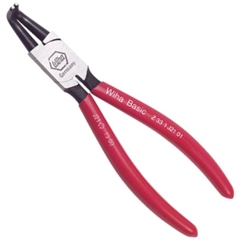 Plier 90° Bent Nose, 5" Long, Internal Retaining Ring