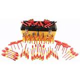 Insulated 1000V Tool Set in Tool Box, 66 Pieces redirect to product page