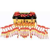 Insulated 1000V Tool Set in 23" Tool Box, 80 Pieces redirect to product page