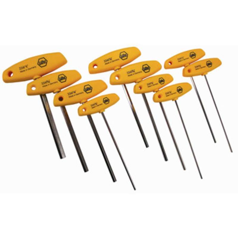 T-Handle Inch Hex Driver Set, 10 Pieces