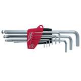 Long Metric Ball End Hex L-Key Set in Molded Holder, 9 Piece redirect to product page