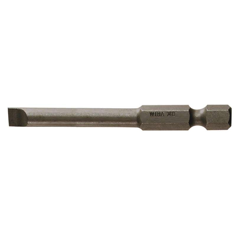 Slotted Power Bit 2.5 x 70mm Long