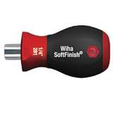 Stubby Magnetic Bit Holder with SoftFinish® Ergonomic Handle for 1/4" Hex Bits redirect to product page