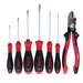 Industrial Softfinish Bicut Compound Cutter and Softfinish Screwdriver Set, 7 Piece