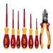 Insulated Bicut Compound Cutters And Screwdriver Set, 7 Piece