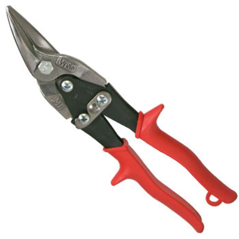 MetalMaster, Compound Action Snips, Cuts Straight to Left, 9-3/4in
