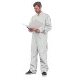 SC-3 ESD-Safe Cleanroom Coverall with Raglan Sleeves and Zipper, White, 2X-Large redirect to product page