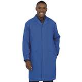 Microstat ESD-Safe Heavy Weight Unisex 41" Lab Coat, Royal Blue, Large redirect to product page