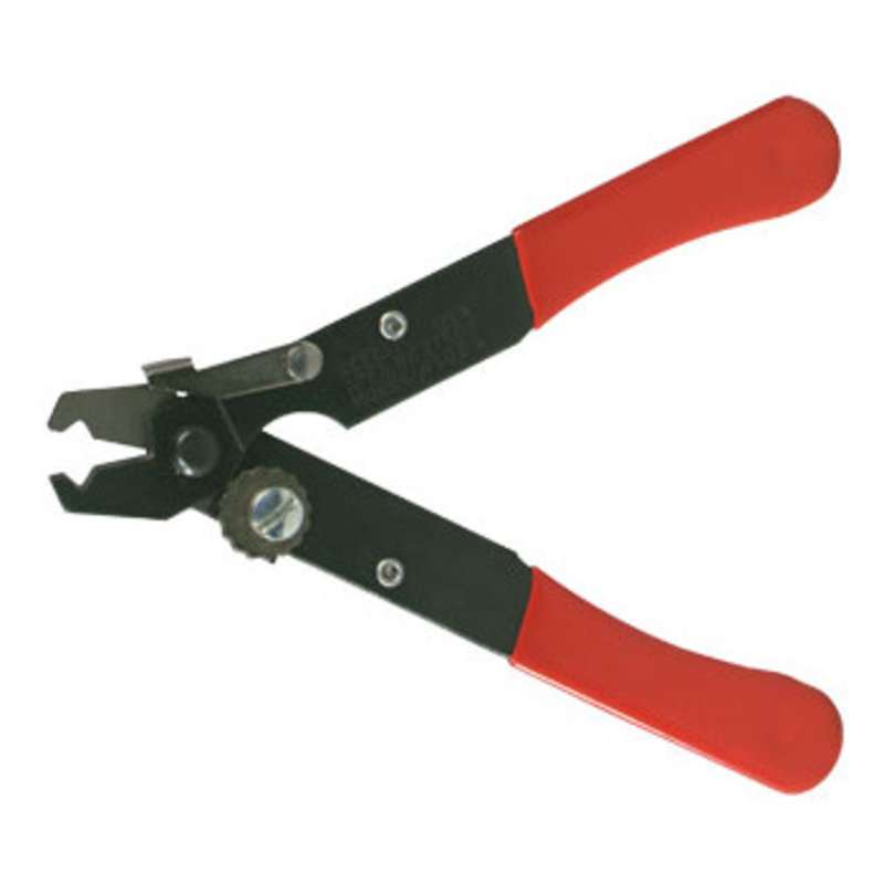 Industrial Wire Stripper with Cushion Grip Handles for 8 AWG, 5-1/4" Long