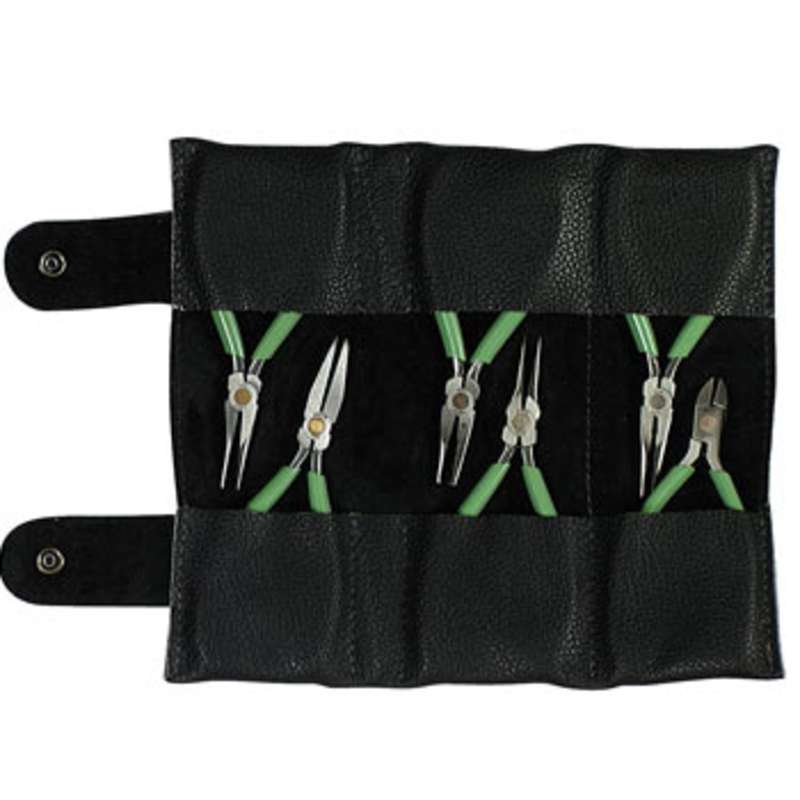 Electronics Handy Pack Pliers Kit 6-piece with Vinyl Pouch