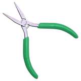 Flat Nose Pliers with Green Cushion Grips, 5" Long redirect to product page