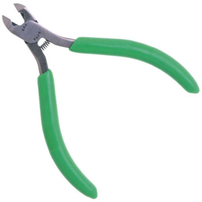 Angled Diagonal End Cutter Pliers, 4" Long