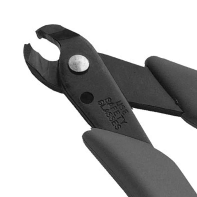 ESD-Safe Cutters with Crimper and Cushion Grip Handles, 4-7/8" Long