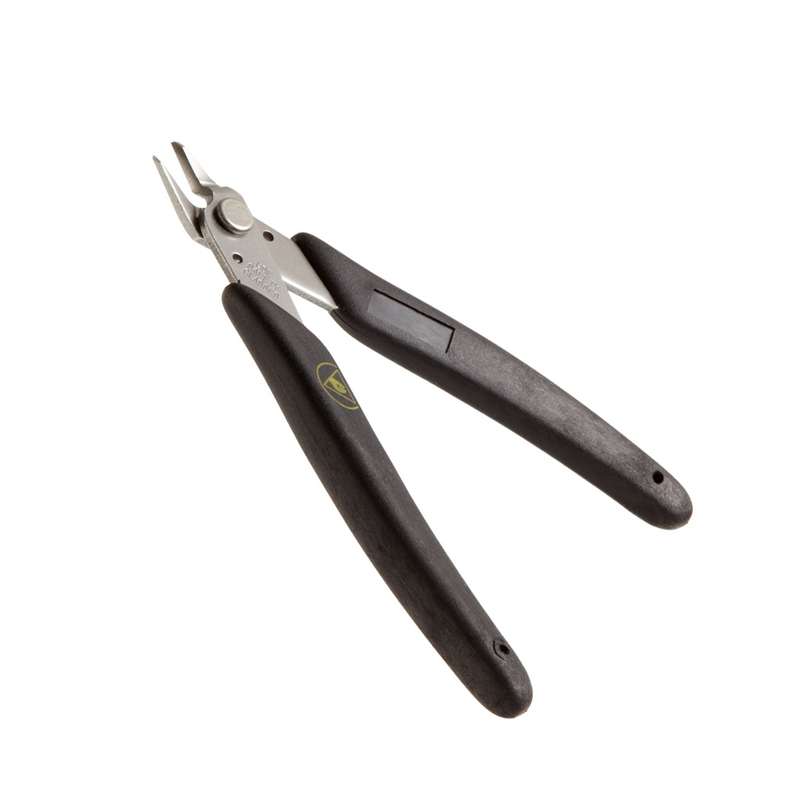 ESD-Safe Micro-Shear™ Flush Cutters with Cushion Grip Handles, 4-7/8" Long