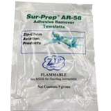 white foil pack of towelettes with product label redirect to product page