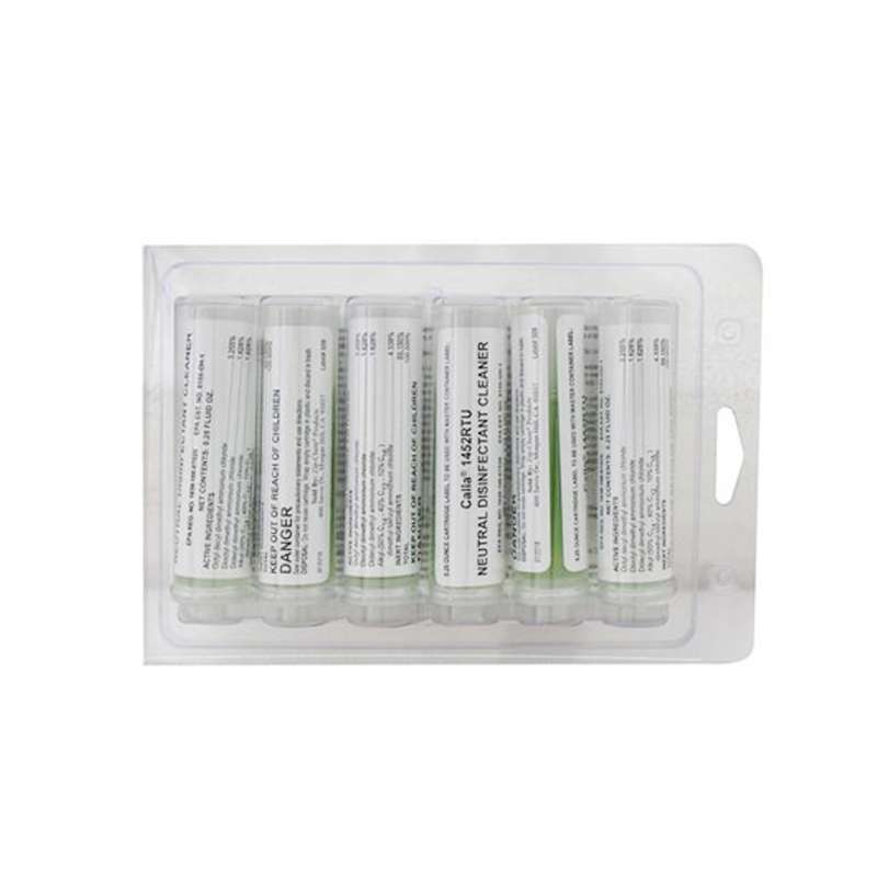 clear plastic blister with 8 tubes of product