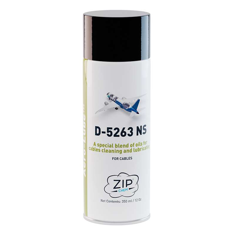 black topped aerosol can with product label