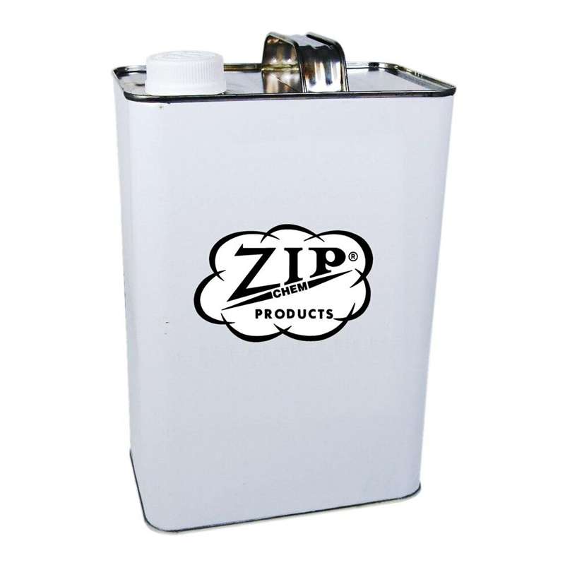 white can with Zip Chem logo